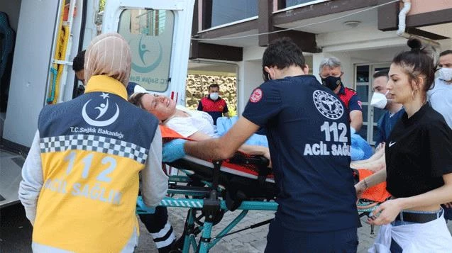 Eski karısına saatlerce dehşeti yaşattı