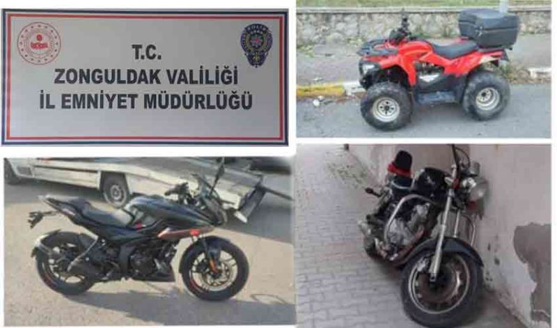 Motosiklet hırsızları yakalandı