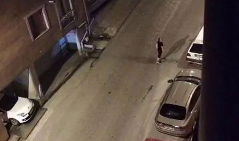 Önce evlerin camlarını indirdi, hızını alamadı arabalara saldırdı