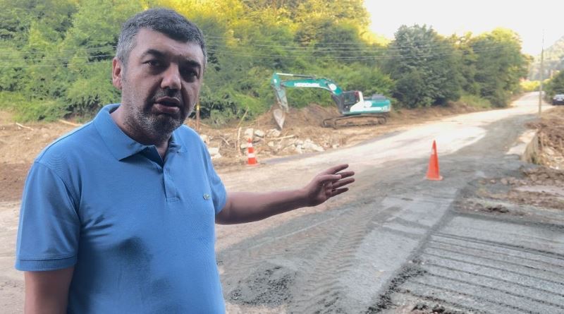 Zonguldak’ta sel felaketinin yaraları sarılıyor, hasar gören yollar onarılıyor